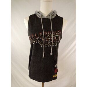 Disney Park Junior's Dark/Light Gray Tank Top Size Small